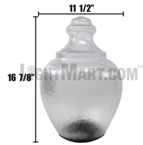 Worthington LED Light Pole Kit with Economy Acorn Fixture 4 Inch Diameter Light Pole -Direct Burial PKW041