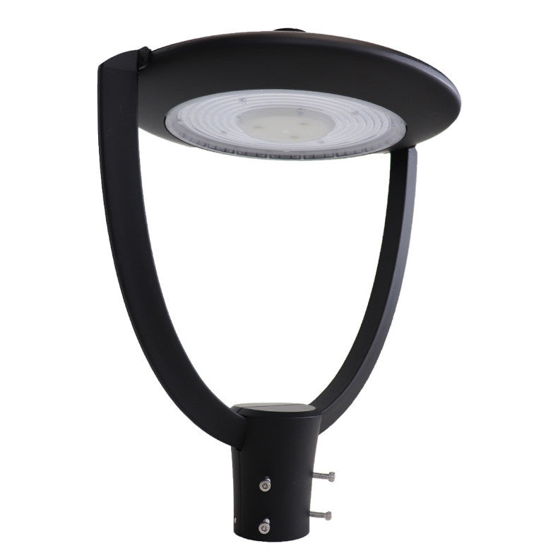 Halo Style Direct Burial LED Pole Kit with 75 Watt LED and 3 Inch Diameter Round Pole