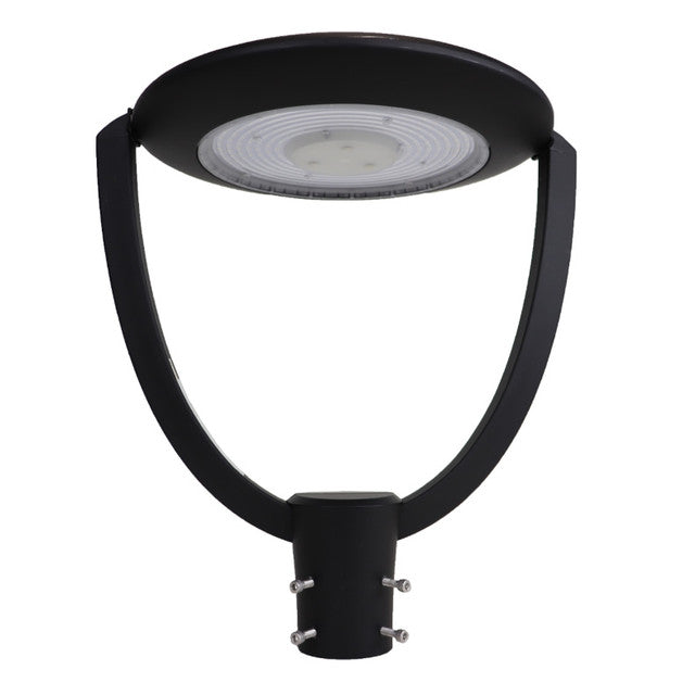 Halo Style Direct Burial LED Pole Kit with 75 Watt LED and 3 Inch Diameter Round Pole