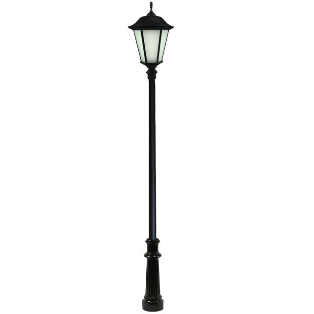 Wexford LED Light Pole Kit with Lantern Fixture 3 Inch Diameter Light Pole - Direct Burial PKWX33